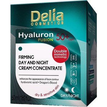 Крем для лица Delia Cosmetics Hyaluron Fusion с эффектом лифтинга 50+ 50 мл - Pampik - 2