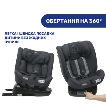 Автокрісло Chicco Unico Evo Air i-Size сіре (87031.21) - Pampik - 11