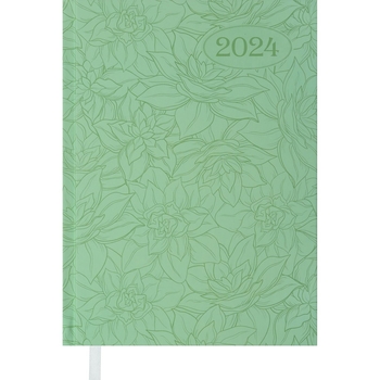 Ежедневник датированный Buromax Vintage 2024 A5 мятный (BM.2174-38) - Pampik