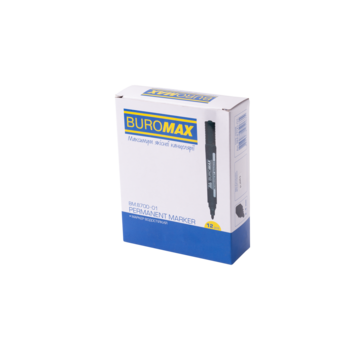 Маркер Buromax водостійкий чорний (BM.8700-01) - Pampik - 3