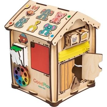 Бізібудинок GoodPlay Всезнайка з LED підсвічуванням 24х24х30 см (691407) - Pampik - 9