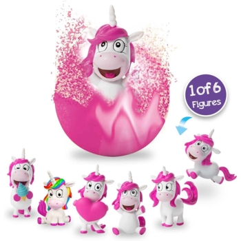 Ароматна бомбочка для ванни з іграшкою Inkee Милі єдиноріжки в асортименті (18378) - Pampik - 2