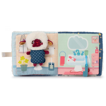 Развивающая мягкая книга Lilliputiens Спокойной ночи, Баранчик (83536) - Pampik - 8