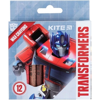 Крейда воскова Kite Transformers 12 шт. (TF24-070) - Pampik
