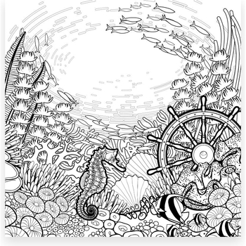 Розмальовка антистрес Santi Піратські історії 20 сторінок (742908) - Pampik - 2