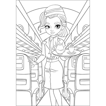 Розмальовка 1 Вересня Професії 12 сторінок (743055) - Pampik - 2