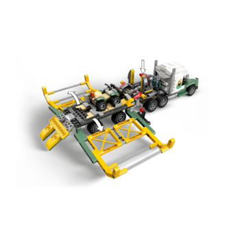 Конструктор LEGO Jurassic World Місії динозаврів Вантажівка для перевезення алозавра, 588 деталей (76966) - Pampik - 4