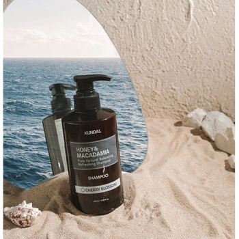 Шампунь для волос Kundal Honey & Macadamia Cherry Blossom безсульфатный, 500 мл - Pampik - 4