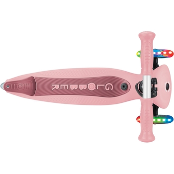 Самокат Globber Go Up Active, 1+ лет, до 20/50 кг, пастельно-темно-розовый (744-210) - Pampik - 12