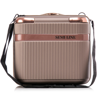 Бьюті-кейс Semi Line 16L Champagne (T5668-1) - Pampik - 3