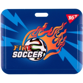 Бейдж Yes Football слайдер без ленты горизонтальный (940324) - Pampik - 2