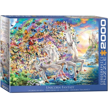 Пазл EuroGraphics Фентезі Єдиноріг, 2000 елементів (8220-5551) - Pampik
