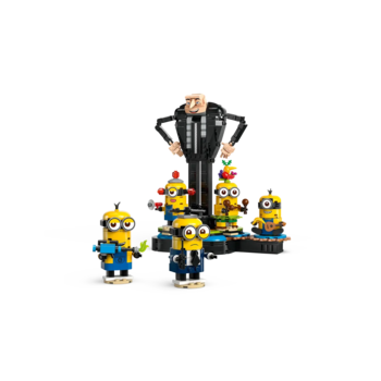 Конструктор LEGO Despicable Me Ґру й посіпаки з кубиків, 839 деталей (75582) - Pampik - 3