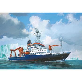 Сборная модель Revell Немецкий исследовательский корабль Метеор уровень 4, масштаб 1:300, 181 деталь (RVL-05218) - Pampik - 14