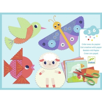 Набор для создания коллажа Djeco Фигурные картинки (DJ09057) - Pampik