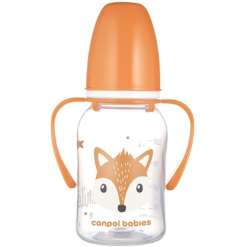 Пляшечка Canpol Babies Cute Animals 120 мл. (11/823_ora) - Pampik