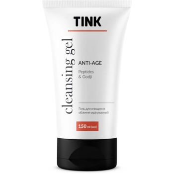 Гель для очистки лица Tink укрепляющий Anti-age Пептиды-Ягоды годжи 150 мл - Pampik