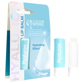 Бальзам для губ Colour Intense Lip Balm Hyaluronic Acid увлажняющий оттенок 02, 5 г - Pampik