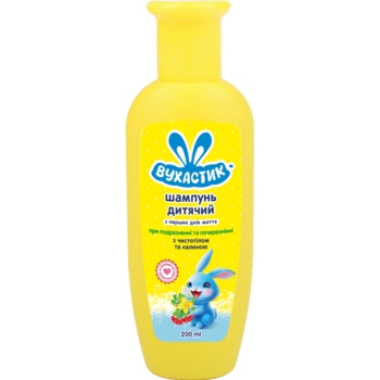 Детский шампунь Вухастик с чистотелом и калиной для чувствительной кожи головы 200 мл - Pampik