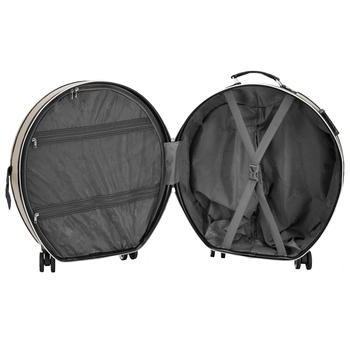 Валіза Semi Line 24" M Champagne/Black (T5674-3) - Pampik - 2