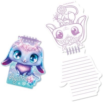 Пухнастий блокнот 2 в 1 Nebulous Stars Агата (12523) - Pampik - 2