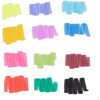 Фломастеры Yes Pusheen двухсторонние 12 шт. 12 цветов (650561) - Pampik - 4