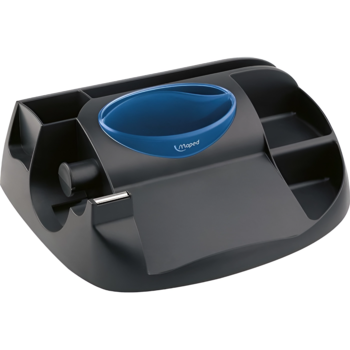 Подставка для офисных принадлежностей Maped Essentials Green Maxi черная с синим (MP.575100) - Pampik