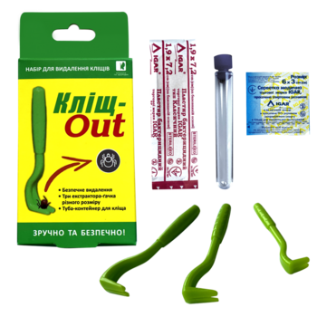 Набор для удаления клещей Клещ Out - Pampik - 3