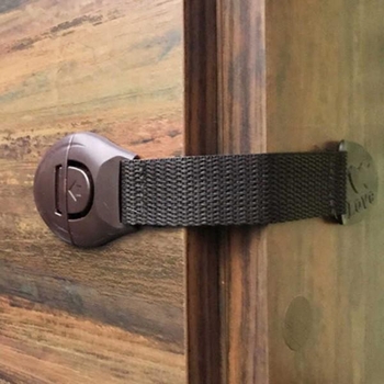 Замок універсальний 3М тканинний коричневий - Pampik - 5