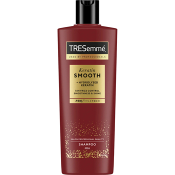 Шампунь для волосся TRESemme Keratin Smooth розгладжуючий з кератином та олією марули, 400 мл - Pampik