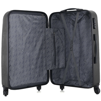 Валіза Semi Line 24" M Black (T5580-4) - Pampik - 2