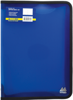 Папка на блискавці Buromax А4 матовий напівпрозорий пластик, в асортименті (BM.3941-99) - Pampik - 4