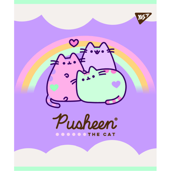 Набор тетрадей Yes Pusheen А5 в линейку 12 листов 10 шт. (766808) - Pampik