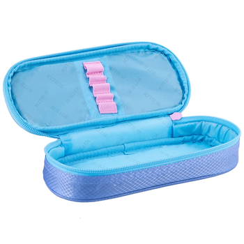 Пенал мягкий Kite 100% Cute 8.5x21x4.5 см голубой (K24-662-11) - Pampik - 3
