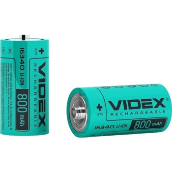 Аккумулятор Videx Li-ion 16340 без защиты 800 mAh bulk, 1 шт. (16340/800/1B) - Pampik - 2