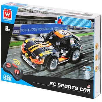 Машинка-конструктор на дистанційному керуванні Wise Block Спортивний автомобіль 435 деталей (EU389054) - Pampik - 9