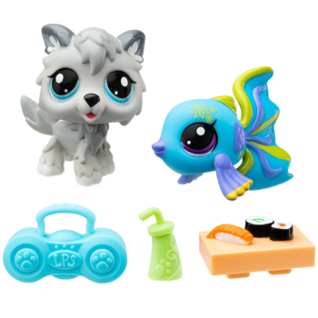 Ігровий набір Littlest Pet Shop Рок-н-рольні суші (526) - Pampik