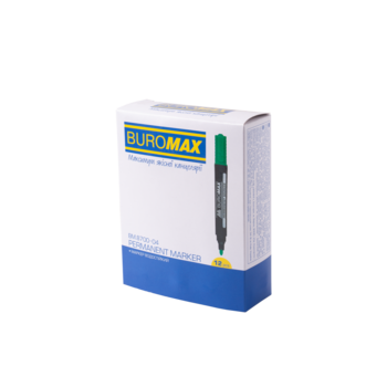 Маркер Buromax водостійкий зелений (BM.8700-04) - Pampik - 3