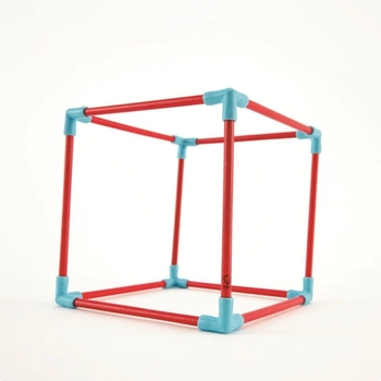 Конструктор Hape Flexistix Креативні фігури бамбуковий 133 деталі (E5565) - Pampik - 4