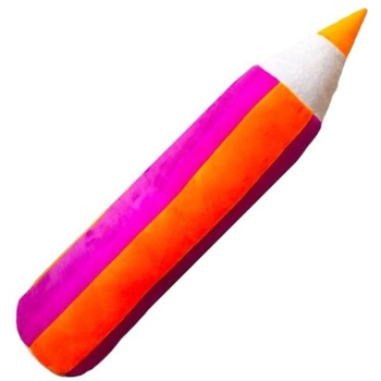 Іграшка м'яка Масік Олівець фіолетово-жовтогарячий, 76 см (МС 180302-02) - Pampik