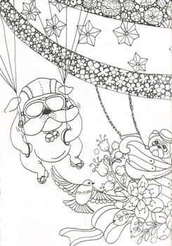 Розмальовка Жорж Майже мільйон собак (Z101002У) - Pampik - 2