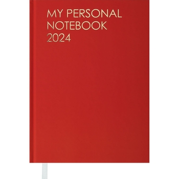 Ежедневник датированный Buromax Motivetion 2024 A5 красный (BM.2171-05) - Pampik