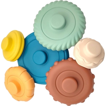 Пирамидка Bibi Toys Единорог 7 элементов (761094BT) - Pampik - 4