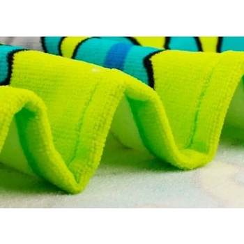 Дитячий банний рушник HomeBrand з капюшоном Динозаврик (4595) - Pampik - 3