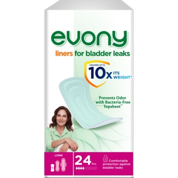 Прокладки урологічні для жінок Evony Long 4 краплі, 24 шт. - Pampik