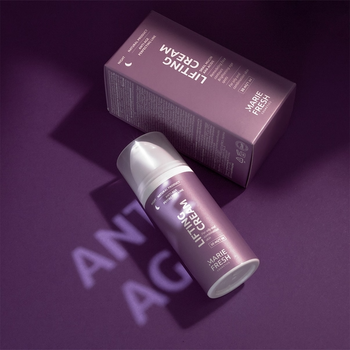 Набір денний + нічний крем для обличчя Marie Fresh Cosmetics Anti-age Perfecting Line Lifting для жирної та комбінованої шкіри (2 шт. х 30 мл) - Pampik - 5