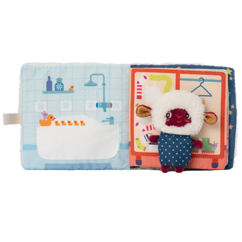 Развивающая мягкая книга Lilliputiens Спокойной ночи, Баранчик (83536) - Pampik - 3