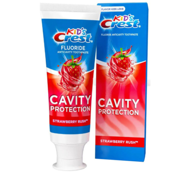 Дитяча зубна паста з ароматом полуниці Crest Kid's Cavity Protection Anticavity Strawberry Rush 119 г (BT4496) - Pampik