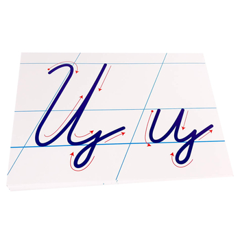 Картки великі Зірка Українська абетка прописна 33 шт. А5 20х15 см - Pampik - 3