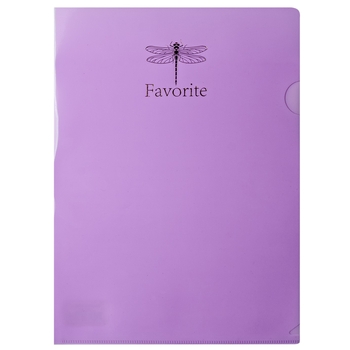 Папка-уголок Buromax Favourite Pastel А4, сиреневый (BM.3855-26) - Pampik